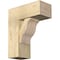 Ekena Millwork Funston Block Rough Sawn Bracket w/ Offset Brace, Douglas Fir, 8"W x 18"D x 22"H BKT0806X18X22FST05RDF - alternate 1